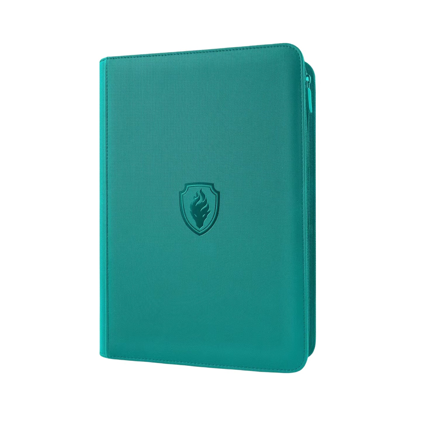 9 Pocket Zipper Card Binder, 360 Trading Card Holder Book, Premium PU Cover Zip Binder for Cards, Durable Side Loading Card