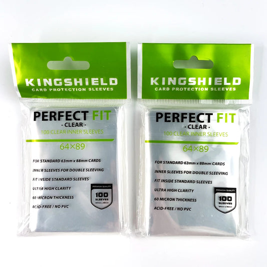 100Pcs/Lot 64*89Mm Clearcard Sleeve Perfect Fit Card Sleeve Card Protector Perfect Size PKM Inner Card Sleeves NO PVC