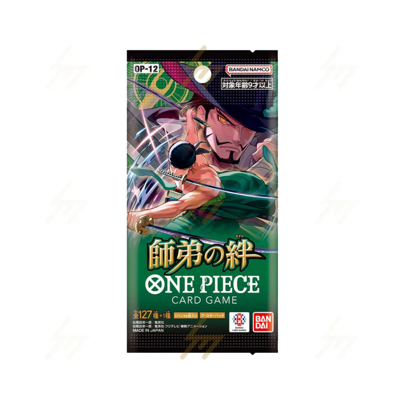 One Piece Card Game – OP12 Booster Pack (Japanese) | Bonds of Master and Disciple | TCG Expansion