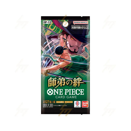 One Piece Card Game – OP12 Booster Pack (Japanese) | Bonds of Master and Disciple | TCG Expansion